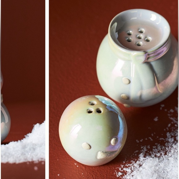 Glazed Snowman Salt & Pepper shaker - Picture 2 of 5